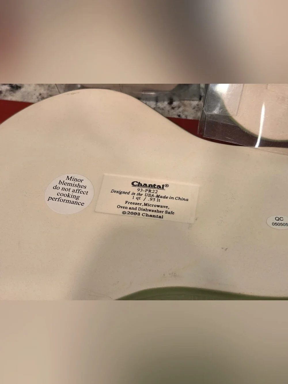 Green Pear-Shaped Ceramic Serving Dish